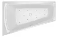 Produktbild: RIHO Stiell Smart Eck-Badewanne, mit Air-System, Einbau, 170x110x50cm, 240