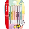 Produktbild: STABILO Textmarker swing cool Pastel Edition Blisterkarte 6 Stifte