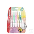 Produktbild: Textmarker - STABILO swing cool Pastel - 6er Pack - 1 Stift fehlt