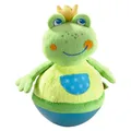 Produktbild: HABA Stehauffigur Frosch – Baby- und Kleinkindspielzeug ab 6 Monaten – Motorikspielzeug aus Velours mit Wackel- & Klingeleffekt – 1005859001