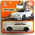Produktbild: Matchbox - Tesla Model Y - Weiß - 89/100 - MBX Metro 2023 - HLC68 - NEU OVP