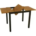 Produktbild: Degamo - Balkon-ausziehtisch Vicenza 80/120x70cm, Aluminium Anthrazit + Akazie Geölt, Fsc®-zertifiziert