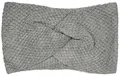 Produktbild: styleBREAKER Damen Strick Stirnband mit Waffelpatent Strickmuster und Twist Knoten, warmes Winter Haarband, Headband 04026060, Farbe:Hellgrau