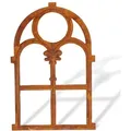 Produktbild: Eisenfenster Stallfenster mit Rost im Antik-Stil 46cm x 74cm Fenster aus Eisen