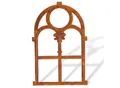Produktbild: Aubaho Dekoobjekt Eisenfenster Stallfenster mit Rost im Antik-Stil 46cm x 74cm Fenster a