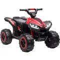 Produktbild: Homcom - Kinder Quad Elektro 12V Kinderquad mit Vorwärts-, Rückwärtsfunktion, Musik, USB-Anschluss, Hupe, LED-Scheinwerfer 3-6km/h Elektro-Quad für
