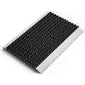 Produktbild: Björn&Schiller Fußmatte Aluminiumrahmen mit Bürsten Schwarz 40 x 60 cm für Außenbereich