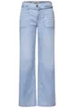 Produktbild: STREET ONE 5-Pocket-Jeans Wide Leg Jeans im Bleached-Look