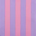 Produktbild: 20 Servietten Just Stripes lilac Gerade Streifen Muster rosa-flieder 33x33cm
