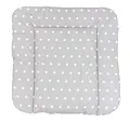 Produktbild: TupTam Baby Wickeltischauflage mit Baumwollbezug Gemustert, Farbe: Sterne Grau, Größe: 75 x 85 cm