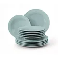 Produktbild: Seltmann Weiden BEAT color glaze 003 Tafelservice 12-teilig arktisblau