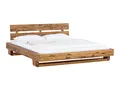Produktbild: Woodkings® Holzbett Madras 140x200 Massivholz recycelte Pinie rustikal Doppelbett Schlafzimmer Altholz Möbel Schwebebett Bettgestell massiv Echtholz