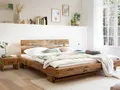 Produktbild: massivum Massivholzbett Madras 140x200 aus rustikalem Pinienholz