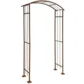 Produktbild: Estexo - Rosenspalier Rosenbogen Torbogen 120 cm Rankhilfe Rost Metall Kletterhilfe Bogen