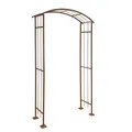 Produktbild: Rosenspalier Rosenbogen Torbogen 120 cm Rankhilfe Rost Metall Kletterhilfe Bogen