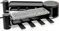 Produktbild: H.KOENIG RP360 - Raclette 8 Personen 3 in 1, Grill, Bratpfanne mit Naturstein, 1200 W.