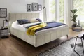 Produktbild: Polsterbett Doppelbett Bett Lizzano mit Stoffbezug Cloud 02 beige-160 x 200 cm