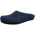 Produktbild: Magicfelt Filz Pantoffeln Aus 100% reiner Wolle, Rutsch- und wasserfeste Sohle, Anatomisch geformt - Blau - 41