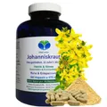 Produktbild: JOHANNISKRAUT 360 Kapseln Ruhe, Entspannung, inneres Gleichgewicht. Psychische Belastbarkeit bei Stimmungstief und innerer Unruhe stärken. 100% NATUR pur. OHNE ZUSATZSTOFFE 26835-360