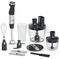 Produktbild: Tefal Quickchef+ HB67G830 blender 0.8 L Immersion blender 1000 W Black, Stainless steel - Schwarz/Silber