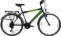 Produktbild: 24 Zoll Kinderfahrrad cityfahrrad jungenfahrrad citybike 24' 21 Gang shimano schwarz grün -047 neu