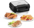 Produktbild: Tefal Ultracompact 3-in-1 Sandwich-Waffel-Panini Kombigerät, Antihaftbeschichtun