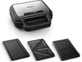 Produktbild: Tefal Ultracompact 3-in-1 Sandwich Waffel Panini Kombigerät Griff SW383D10