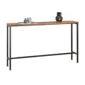 Produktbild: SoBuy Konsolentisch Schmal Flurtisch – Konsolentische Fürs Wohnzimmer, Vintage Metall Sideboard, Robustes Design – Ideal für Flur Möbel, Büro – Natur & Schwarz, 120x65x20cm, FSB19-N