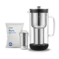 Produktbild: AARKE kleiner Glaskrug 2,36 Liter mit Filter.