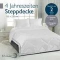 Produktbild: Sommerdecke 4 Jahreszeiten Winter Bettdecke Steppbett Decke 155x220 Mono135x200