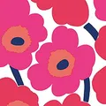 Produktbild: IHR Ideal Home Range Cocktail-Servietten Marimekko Einweg-Papierservietten, 3-lagig, 12,7 x 12,7 cm, Unikko (rot), 20 Stück