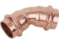Produktbild: Viega Pressfitting Kupfer Bogen 45° 15 mm ixi Profipress V-Kontur