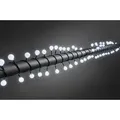 Produktbild: Konstsmide LED Globelichterkette, große runde Dioden, 80 kalt weiße Dioden, 24V Außentrafo, schwarzes Kabel