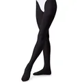 Produktbild: tanzdunsje Ballett Strumpfhose Kinder Tanzstrumpfhose mit Fuß für Mädchen und Damen, Schwarz M