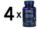 Produktbild: 4 x Life Extension Glutathione, Cysteine & C - 100 caps (212,38 EUR/kg)