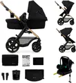 Produktbild: Kinderkraft Kombi-Kinderwagen MOOV 2 4in1 EVA, (Set), mit EVA-Rädern