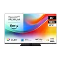 Produktbild: Panasonic Premium TV-65W85BEZ, W85B Serie, 65 Zoll, 4K Ultra HD QLED Smart TV, 2025, 120 Hz, Fire TV, Dolby Vision und Atmos, Game Mode Extreme, Alexa, Apple Support, Bluetooth, Schwarz