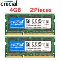 Produktbild: Crucial DDR3 8GB 2 x 4GB 1600MHz PC3-12800 Laptop RAM Sodimm Memory 1.5V 204-Pin