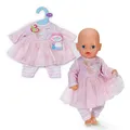 Produktbild: Puppenkleid Rosé 36cm Langarm mit Tüllrock & Leggings für BABY born Puppen