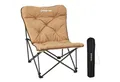 Produktbild: KingCamp Campingstuhl Campingstuhl Lindon Relax Schmetterlingsstuhl, Lounge Stuhl Stahl 136kg