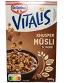Produktbild: Dr. Oetker Vitalis Knuspermüsli mit Vollmilchschokolade Packung 500g