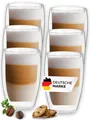 Produktbild: ® Latte Macchiato Gläser doppelwandig 6er Set 450ml - Doppelwandige Gläser mo...