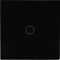 Produktbild: UNITEC Unitec WIFI Touch Schalter schwarz Glasoptik, Wandtaster