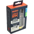 Produktbild: NEBO LED Taschenlampe TORCHY 2K mit bis zu 2000lm und 200m Leuchtweite integrierter 18650 Akku Li-ion 3,7V 2200mAh