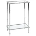 Produktbild: HAKU Möbel Konsolentisch rechteckig Glas silber 50,0 x 25,0 x 75,0 cm, 1 St.