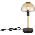 Produktbild: Globo Lighting Tischleuchte, Gold, Glas, 15x32x15 cm, Lampen & Leuchten, Innenbeleuchtung, Tischlampen, Tischlampen