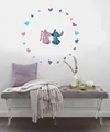 Produktbild: Disney Stich & Engel Wand Sticker 50x70cm Vinyl Aufkleber Set 22pcs Liebe Dekor