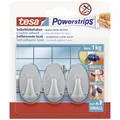 Produktbild: Powerstrips Haken Small Oval - Selbstklebender Wandhaken für Glas Kacheln Hol...