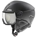 Produktbild: uvex Instinct Visor - robuster, stylischer, optimal belüfteter Skihelm mit beschlagfreiem Visier für Damen und Herren - Black matt - 56-58 cm