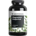 Produktbild: natural-elements Magnesium Bisglycinat, 180 Kapseln, Magnesiumbisglycinat, 300 mg